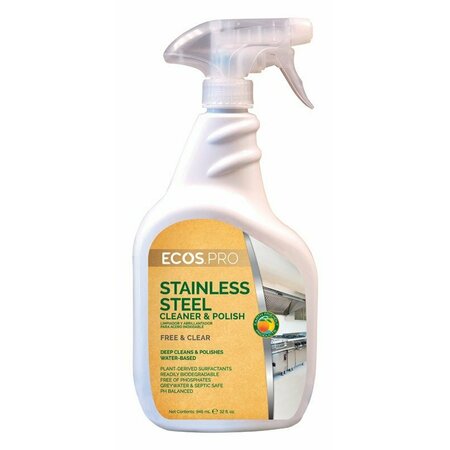 EARTH FRIENDLY PRODUCTS Ss Cleaner & Polish 32Oz PL9330/6